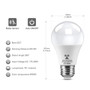 LED Night Light Radar Sensor Bulb E27 12W 220V 110V Night Lamp Luz Led for Bedroom Stairs Hallway Cozinha Lighting
