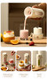 Portable Blender Electric Juicer Machine with 10 Stainless Steel Blades USB Rechargeable Fresh Fruit Mixers Mini Juice Maker