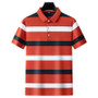 Striped Polo Shirt Man Short Sleeve Fashion Polo Shirt Men Business Casual Cotton Polo Hombre Breathable Summer Tops Lapel 2025