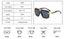 SO&EI Fashion Oversized Square Men Punk Outdoor Sport Sunglasses Shades UV400 Women Brand Designer Vintage Trending Sun Glasses