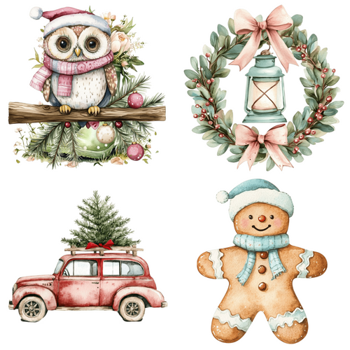 10 Pack Note Cards - Vintage Christmas 10 Pack Note Cards - Vintage Christmas