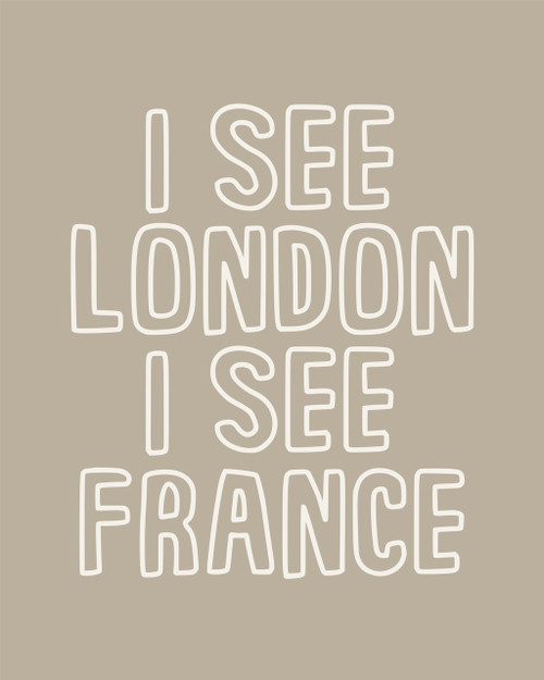 Bathroom Art I See London - Various Sizes