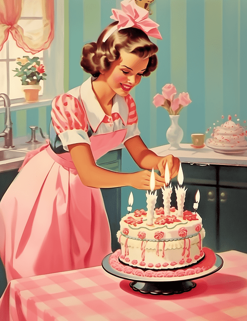 10 Pack Note Cards - Vintage Birthday 2 10 Pack Note Cards - Vintage Birthday 2