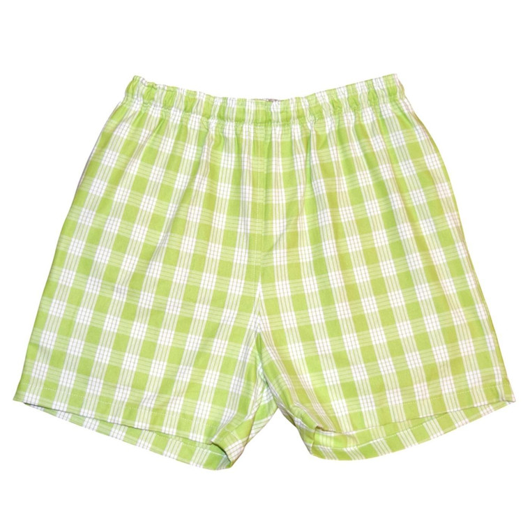 BRIGHT GREEN PALAKA SHORTS