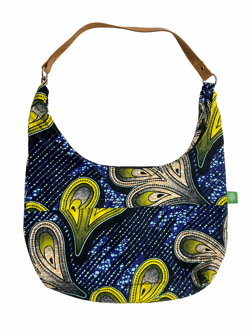 Boho Slouch Bag (with leather strap)