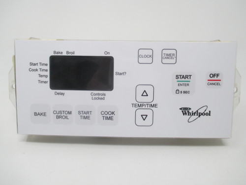 9761128 100-01383-11 White Whirlpool Stove Control *1 Year Guarantee* New Face