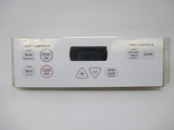 WB27T10604 191D3776P006 GE White Stove Range Control *1 Year Guarantee* New Face