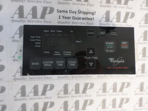 9760300 6610453 Black Whirlpool Stove Control *1 Year Guarantee* SAME DAY SHIP