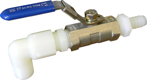 Replacement 1/2 Inch Stainless Steel Ball-Valve Outlet