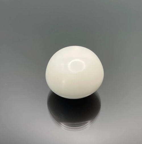 Natural Clam Pearl — 23.10 x 23.05 x 17.65mm White — Undrilled, Collector Gem