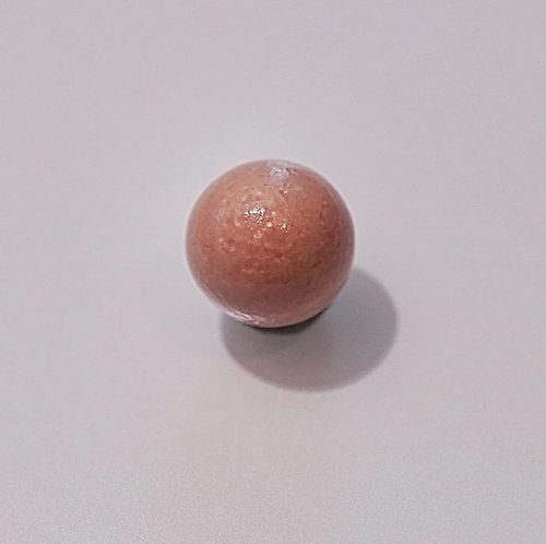 Rare Natural Scallop Pearl | Round Pinkish Brown Chlamys Pearl | Loose Collector Gem| Untreated Collector Pearl | Jewelry Designer