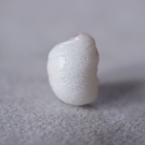 Natural White Lion's Paw Scallop Pearl | Curled Baroque Loose Pearl | Untreated Collector Pearl | 11.58 × 8.0 mm