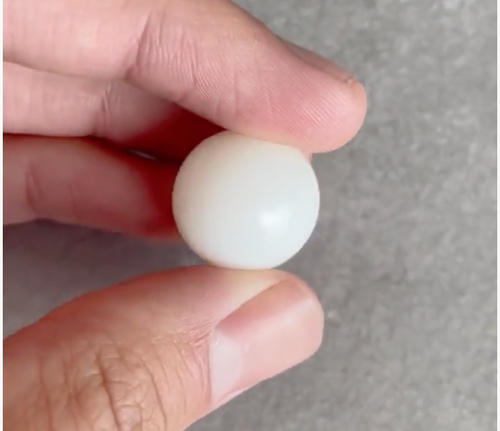 Natural Clam Pearl — 17.95 x 17.47 x 17.95mm White — Undrilled, Collector Gem