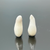 White Clam Pearls (2pcs) – Baroque Drop Shape, Collector Gems