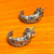 Alex Sepkus Candy Platinum Sapphire Diamond Earrings | Estate Designer Hoop Earrings | Fine Jewelry