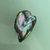 Natural Abalone Pearl – 32mm Baroque Gemstone with Iridescent Blue, Green, Pink, and Silver – For Pendant, Statement Jewelry, Collector Use