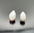 Natural Clam Pearls (2pcs) — 11.55 x 6.98 x 6.32mm and 10.57 x 6.40 x 6.11mm — Undrilled, Collector Gems