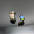Natural Abalone Pearl (2pcs) - High Luster Green-Blue — Undrilled, Collector Gem
