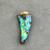 Natural Abalone Pearl – 30.5 x 15.1mm Shark Tooth Shape – Blue, Green, Royal Purple, Fuchsia – Metallic Iridescence, Undrilled Collector Gem