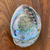 Iridescent Abalone Shell with Blister Pearl, Natural Home Decor