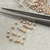 Natural Roundish Seed Pearls (20pcs) — 2.5mm — Loose Champagne Color Pearls — Pteria Sterna