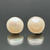 Natural American Freshwater Pearl Pair | Mississippi River Pearls | Button Shape 12.6mm | Rare Matched Pair | Jewelry Design Pearls