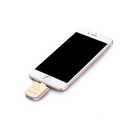 SmartQ AU606-64G MFI Certified Sub Flash Drive with OTG Lightning Connector for Apple Products for External Storage Memory Expansion Backup, 64 GB