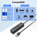 SmartQ H302S 4-Port USB 3.0 Hub, 2 ft Cable - photo 6