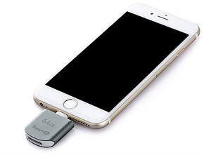 AU606 32GB Grey MFI Lightning Pen Drive