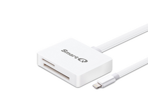 Our SmartQ C608 lightning card reader is specially designed for iOS devices and features official Apple MFi certification as a fully licensed product.