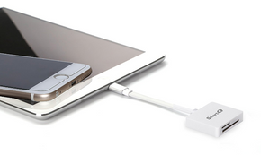 C608 MFI Dual Card Reader For Apple iOS