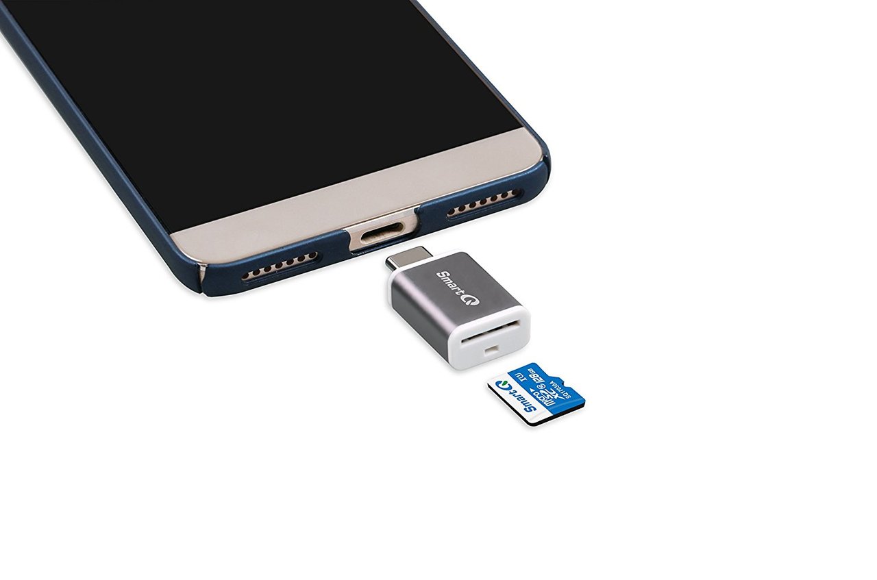 C356 Type-C MicroSD Card Reader with USB 3.0 Super Speed Technology,  Supports MicroSDXC, MicroSDHC, and MicroSD for Window, Mac OS X and Andriod