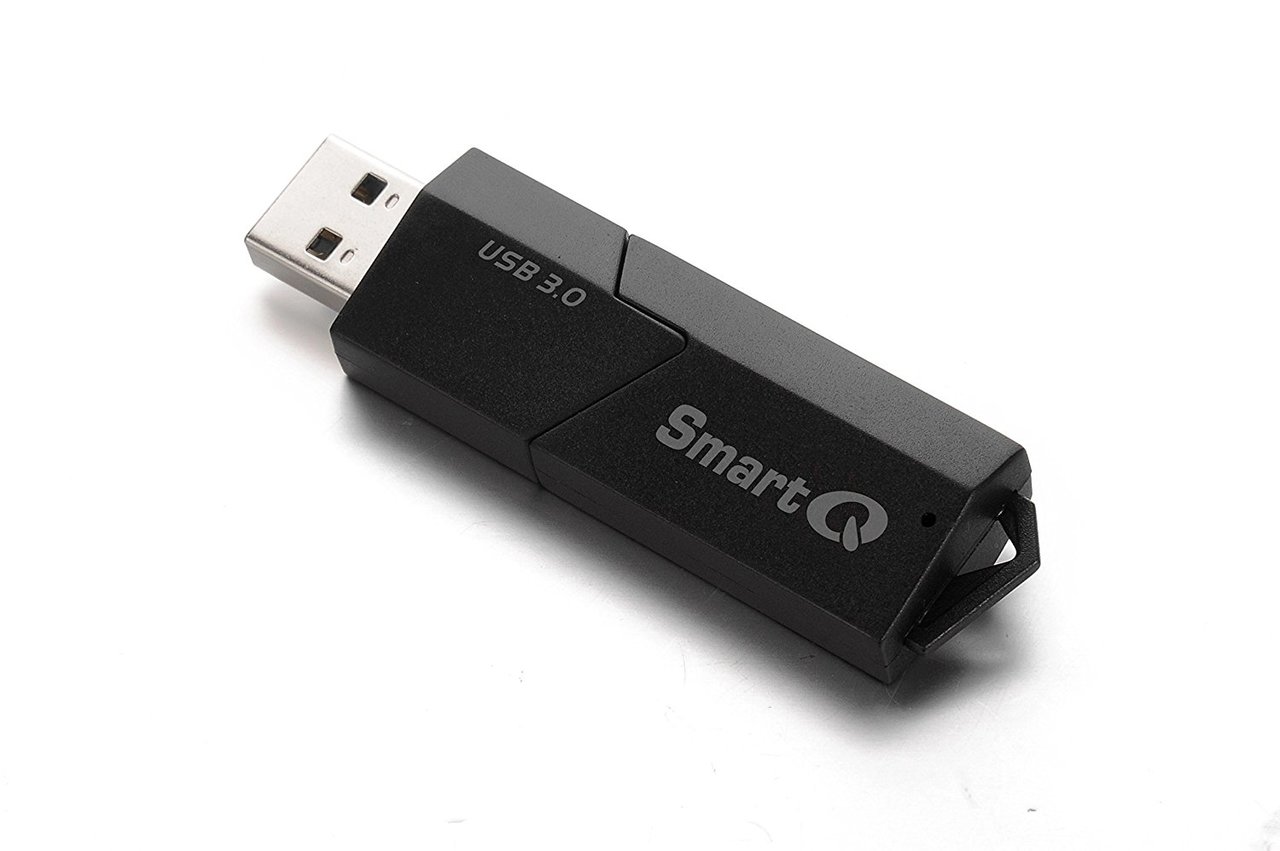 SmartQ C368 Card Reader - USB 3.0, Plug & Play for Apple and Windows.  Supports SD, CF, MMC Cards.