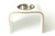 White single raised dog bowl White single raised dog bowl