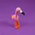 Ware of the Dog Squeaky Flamingo Dog Toy.  Ware of the Dog Squeaky Flamingo Dog Toy.