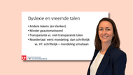 [VL-L] Dyslexie en moderne vreemde talen