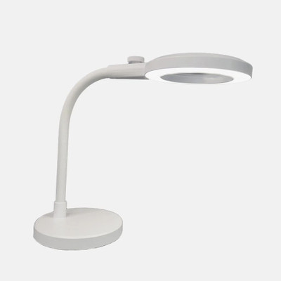 LIGHT VISION Chameleon Desk Lampe de table avec loupe dimmable LED  - 3 températures de couleur - Portable