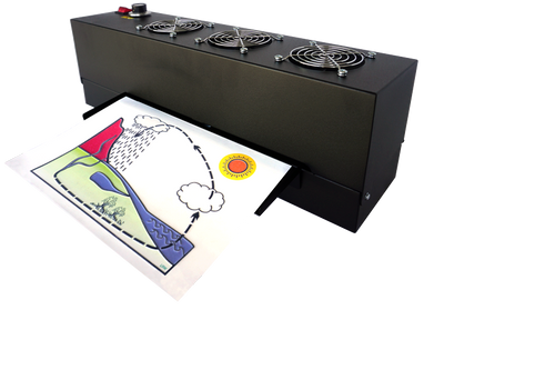 ZYCHEM Zy-Fuse Heater Oven voor zwelpapier A4/A3 ZYCHEM Zy-Fuse Heater Oven voor zwelpapier A4/A3
