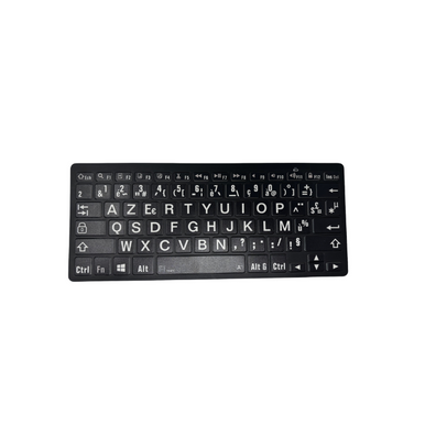 LOGICKEYBOARD XLPRINT Bluetooth toetsenbord Witte letters op Zwart ...