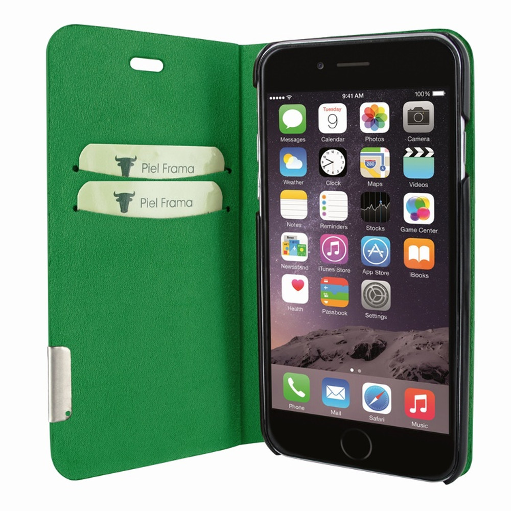 Piel Frama iPhone 7 / 8 FramaSlimCards Leather Case - Green
