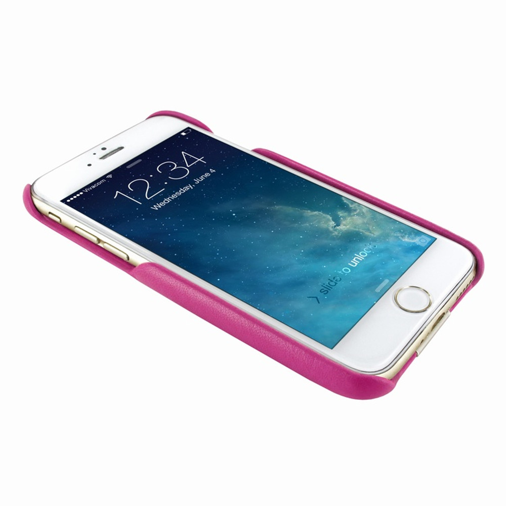 Piel Frama iPhone 7 / 8 FramaSlimGrip Leather Case - Fuchsia