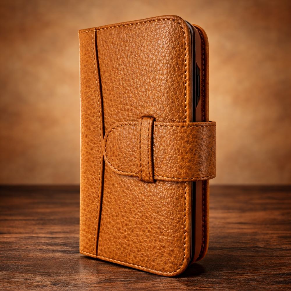 Piel Frama iPhone 7 / 8 WalletMagnum Leather Case - Tan iForte