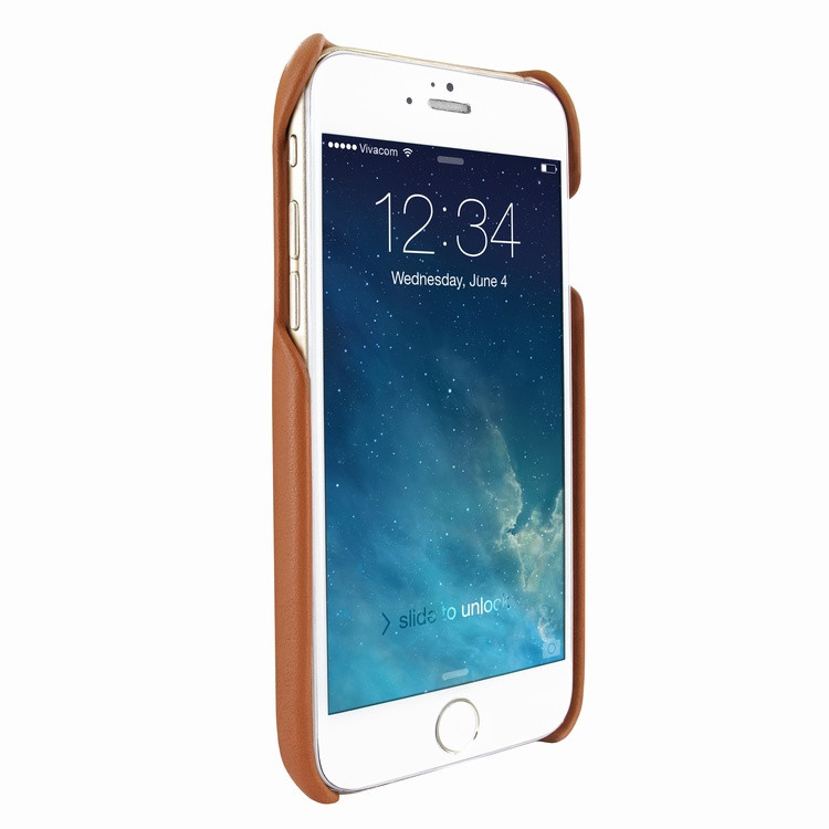 Piel Frama iPhone 7 Plus / 8 Plus FramaSlimGrip Leather Case - Tan Cowskin-Ostrich