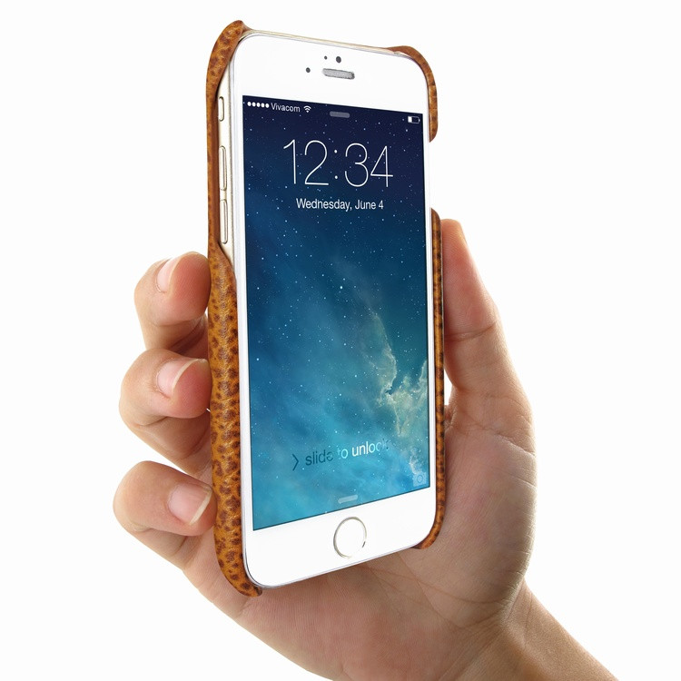 Piel Frama iPhone 7 Plus / 8 Plus FramaSlimGrip Leather Case - Tan iForte