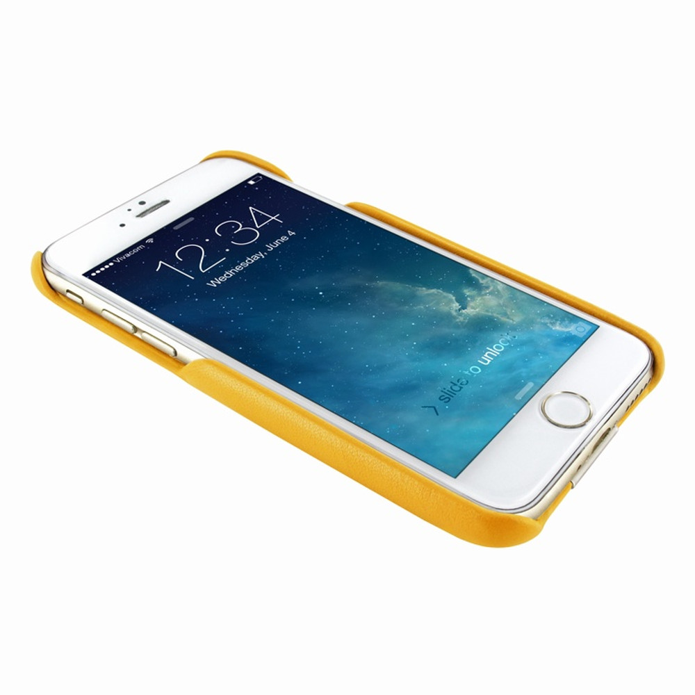 Piel Frama iPhone 7 Plus / 8 Plus FramaSlimGrip Leather Case - Yellow