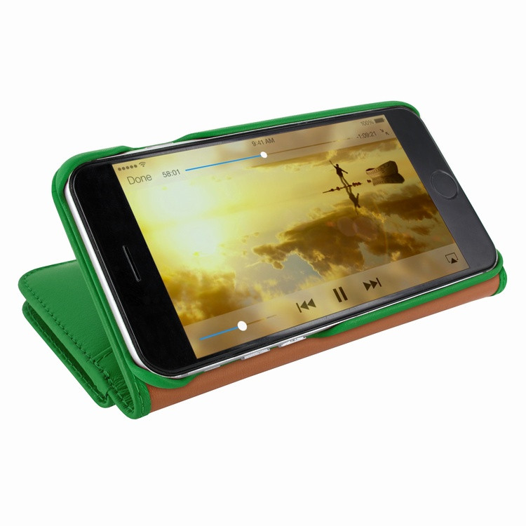 Piel Frama iPhone 7 Plus / 8 Plus WalletMagnum Leather Case - Green