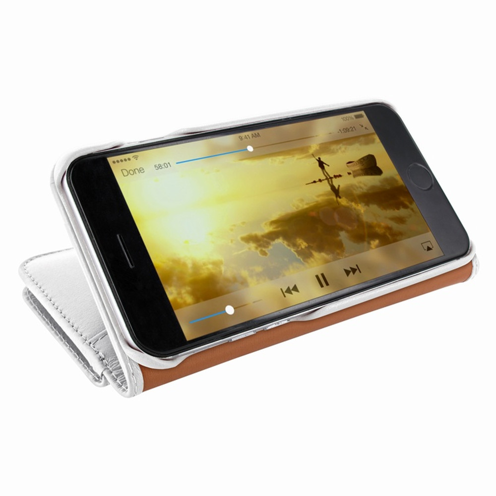 Piel Frama iPhone 7 Plus / 8 Plus WalletMagnum Leather Case - White