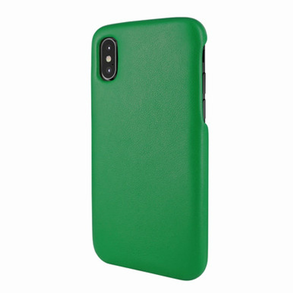 Piel Frama iPhone X / Xs FramaSlimGrip Leather Case - Green