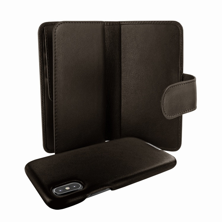 Piel Frama iPhone X / Xs WalletMagnum Leather Case - Brown