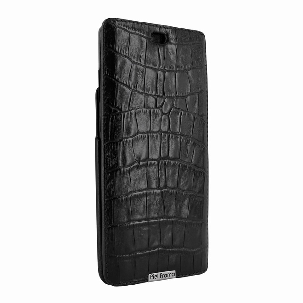 Piel Frama Samsung Galaxy Note 8 iMagnum Leather Case - Black Cowskin-Crocodile
